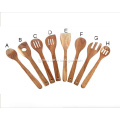 Acacia wood utensil sets with hanging hook